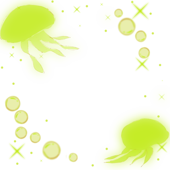 Dark Green Jelly Decoration